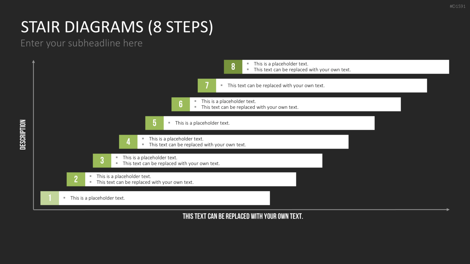 Stufen-Diagramme PowerPoint-Vorlage