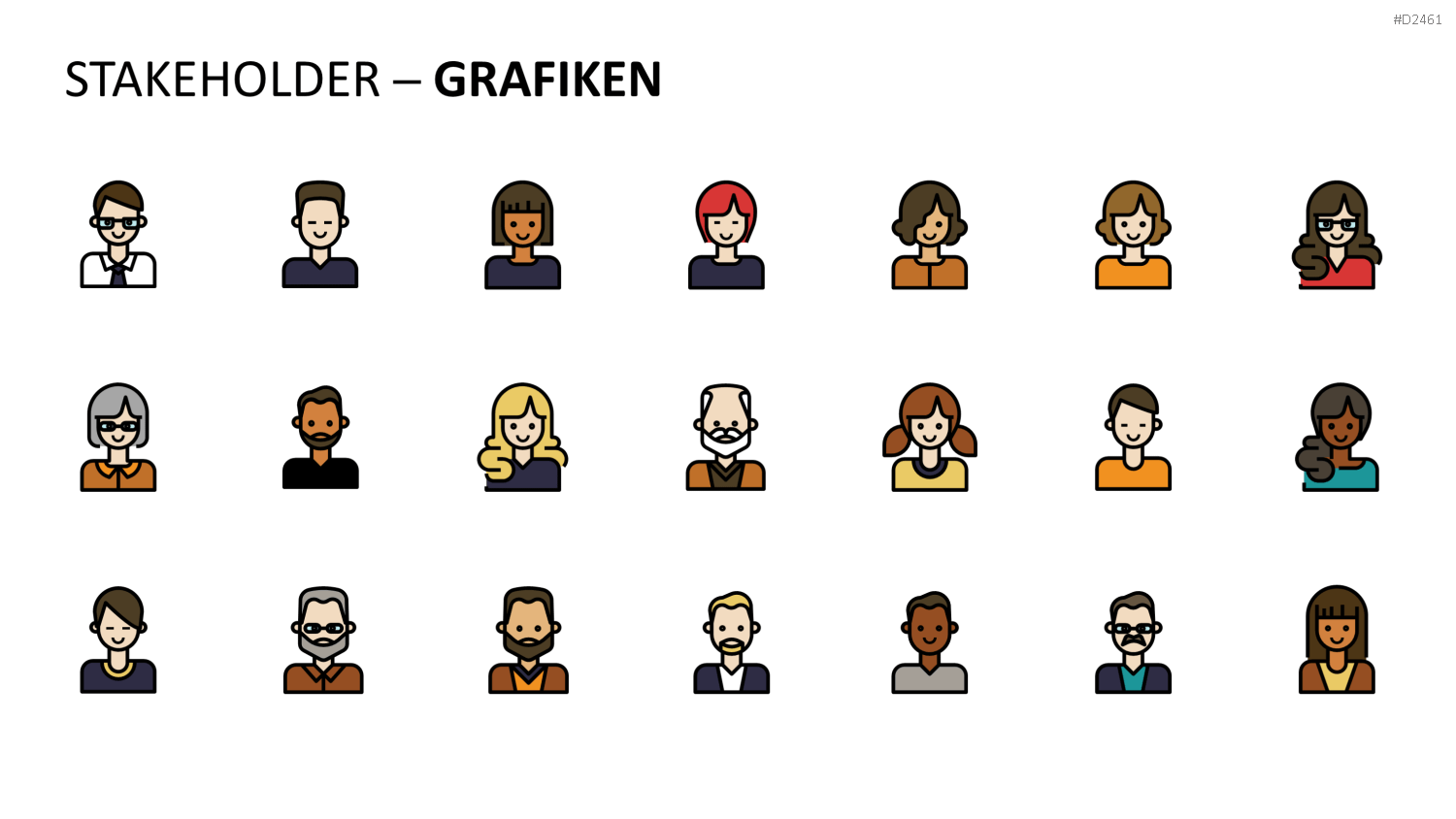 Stakeholder-Analyse PowerPoint-Vorlage