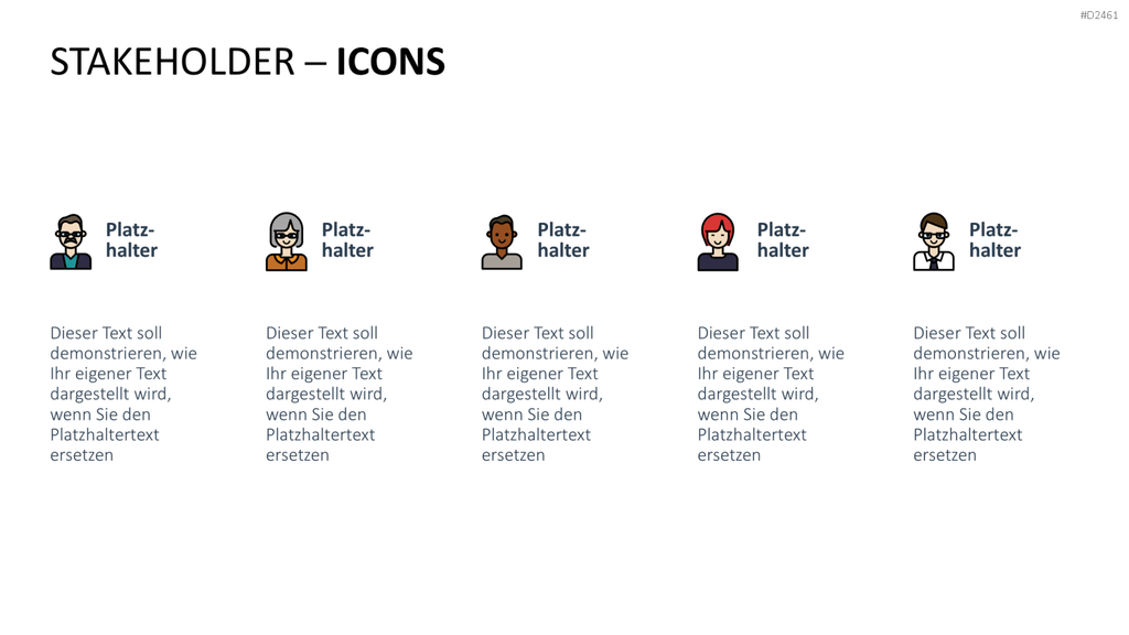 Stakeholder-Analyse PowerPoint-Vorlage
