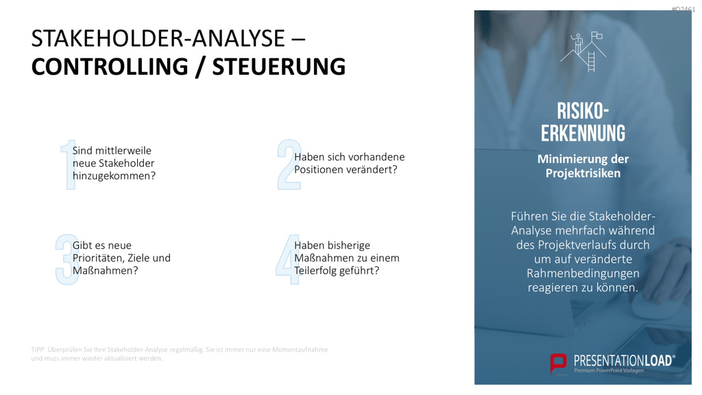 Stakeholder-Analyse PowerPoint-Vorlage