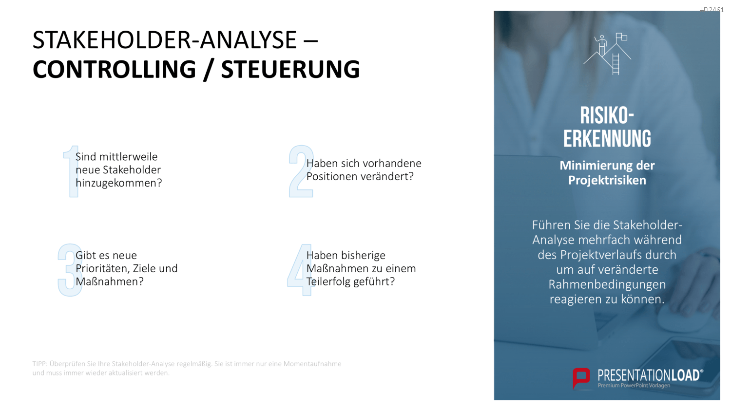 Stakeholder-Analyse PowerPoint-Vorlage