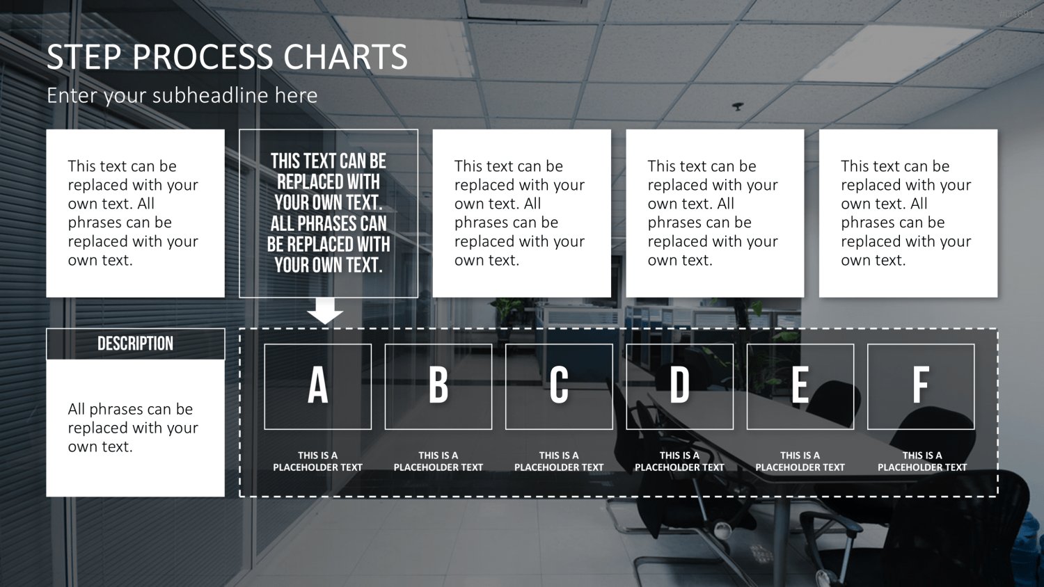 Prozess-Schritte – Text-Boxen PowerPoint-Vorlage
