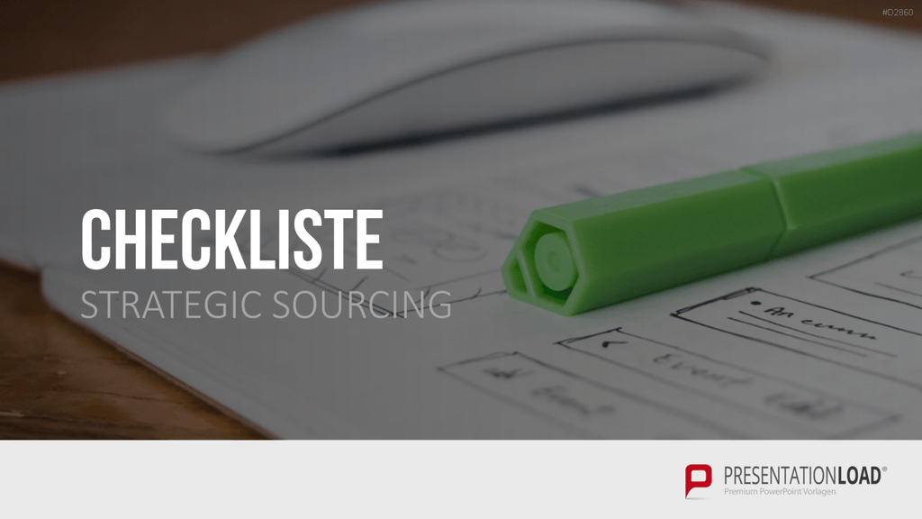 Strategic Sourcing PowerPoint-Vorlage