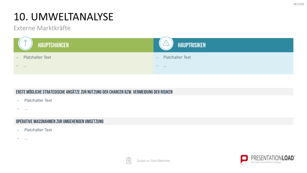 Strategie-Toolbox PowerPoint-Vorlagen