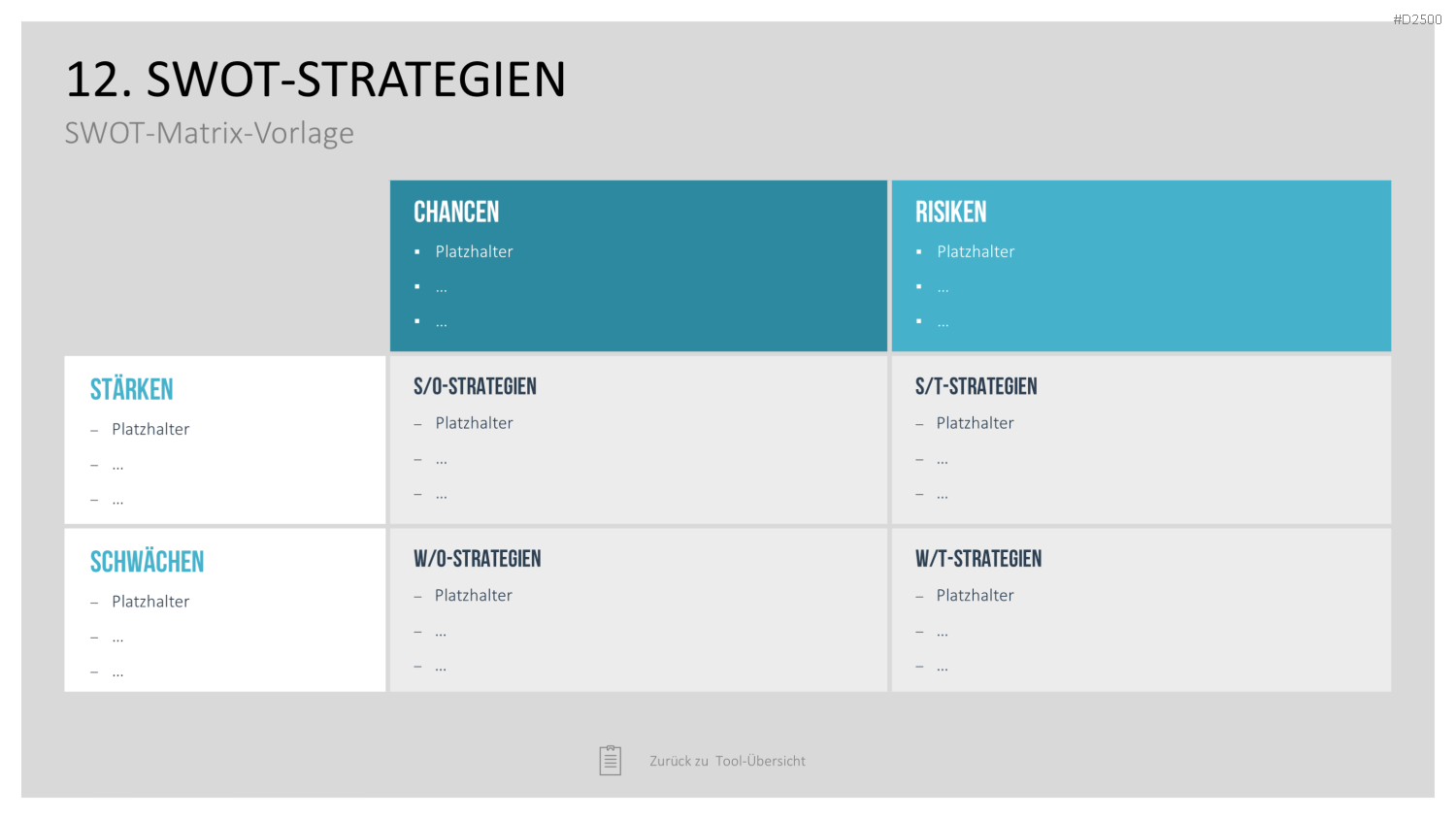 Strategie-Toolbox PowerPoint-Vorlagen
