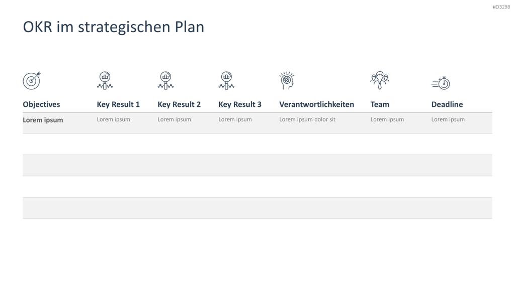 Strategische Planung PowerPoint-Vorlage