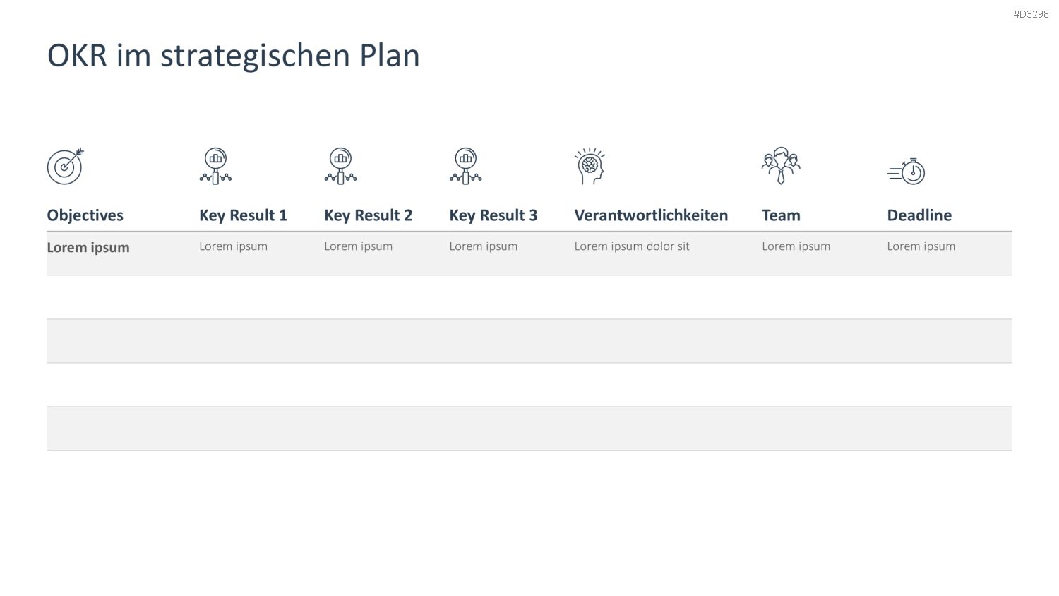 Strategische Planung PowerPoint-Vorlage