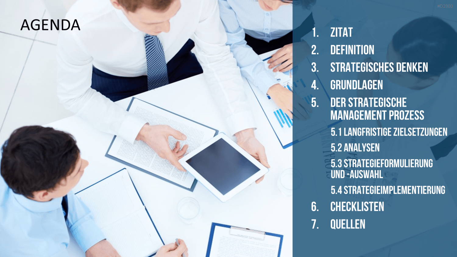 Strategisches Management PowerPoint-Vorlage