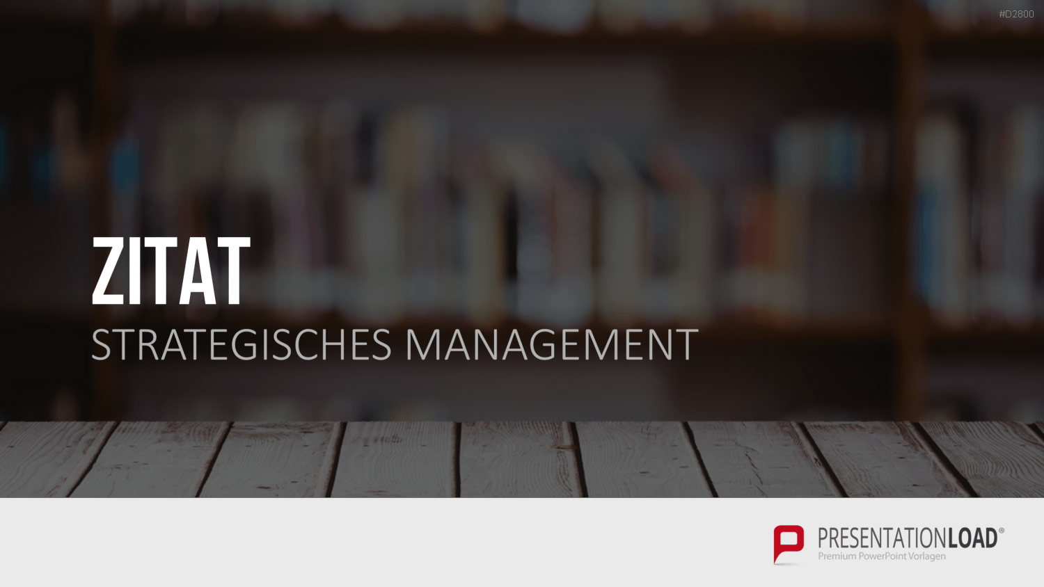 Strategisches Management PowerPoint-Vorlage