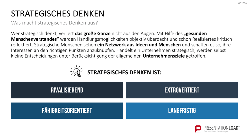 Strategisches Management PowerPoint-Vorlage