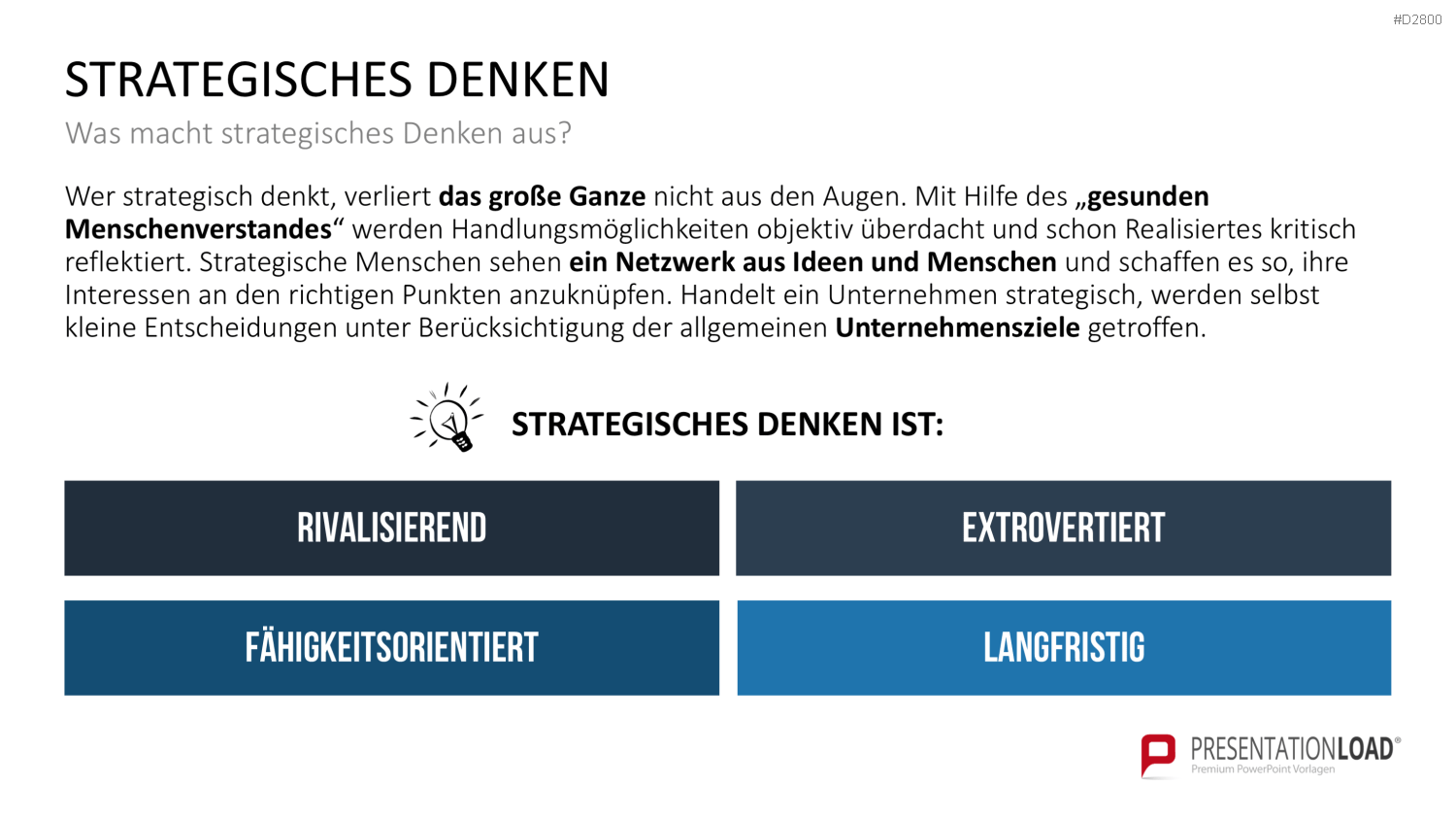 Strategisches Management PowerPoint-Vorlage