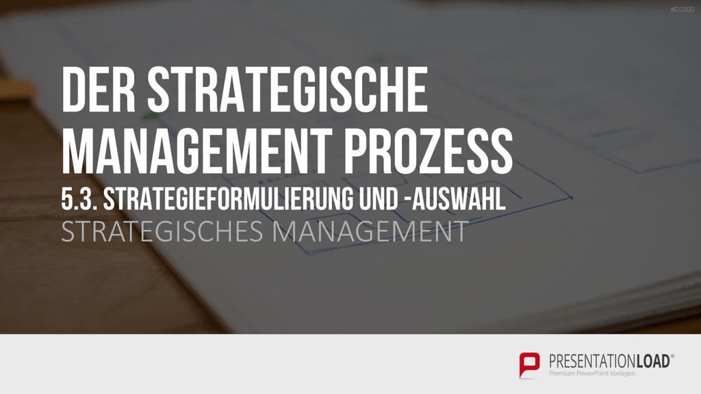 Strategisches Management PowerPoint-Vorlage
