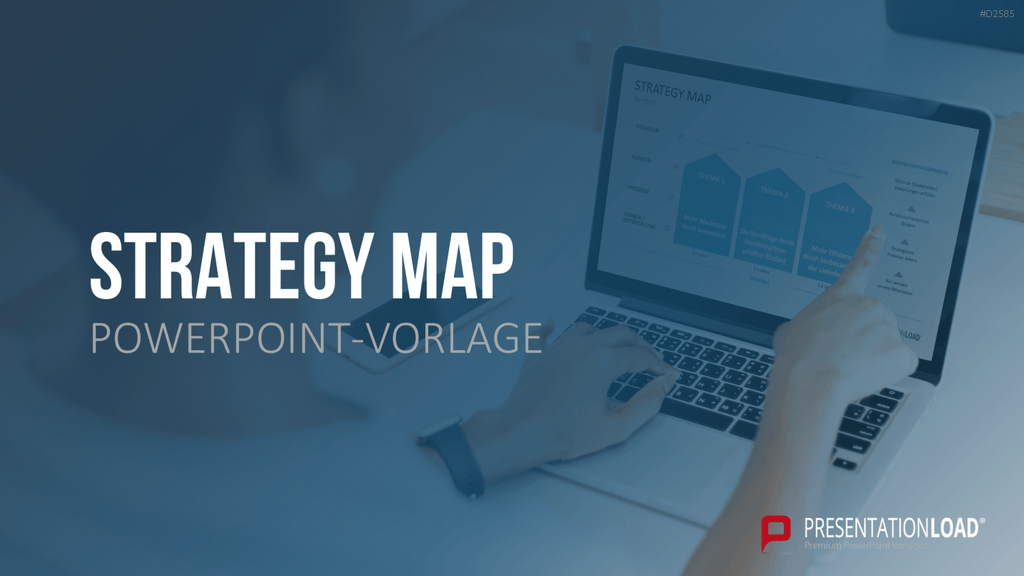 Strategy Map PowerPoint-Vorlage