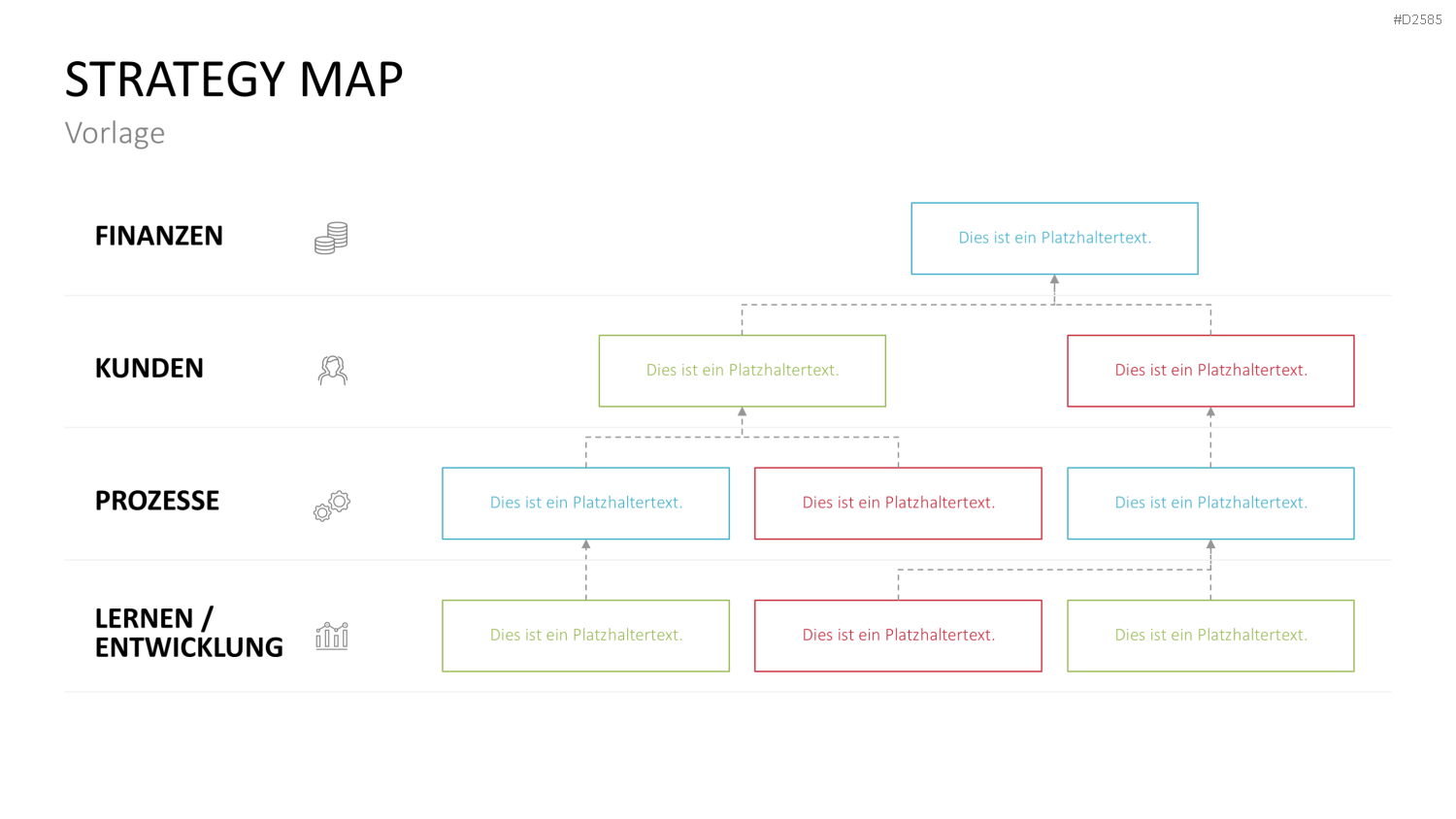 Strategy Map PowerPoint-Vorlage
