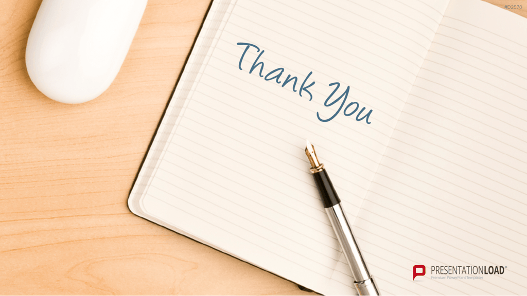 Abschlussfolien / Thank You Slides PowerPoint-Vorlage