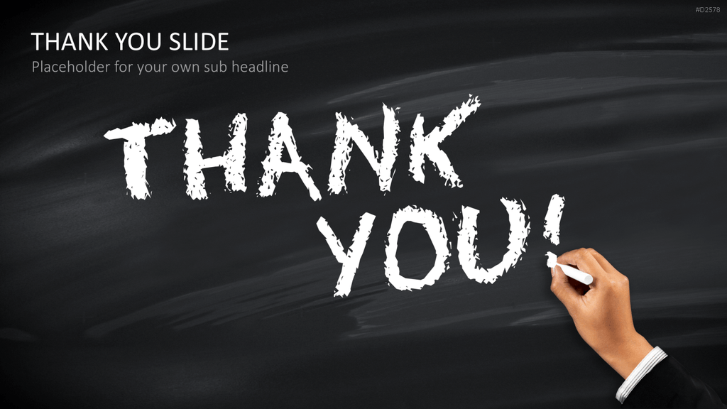Abschlussfolien / Thank You Slides PowerPoint-Vorlage