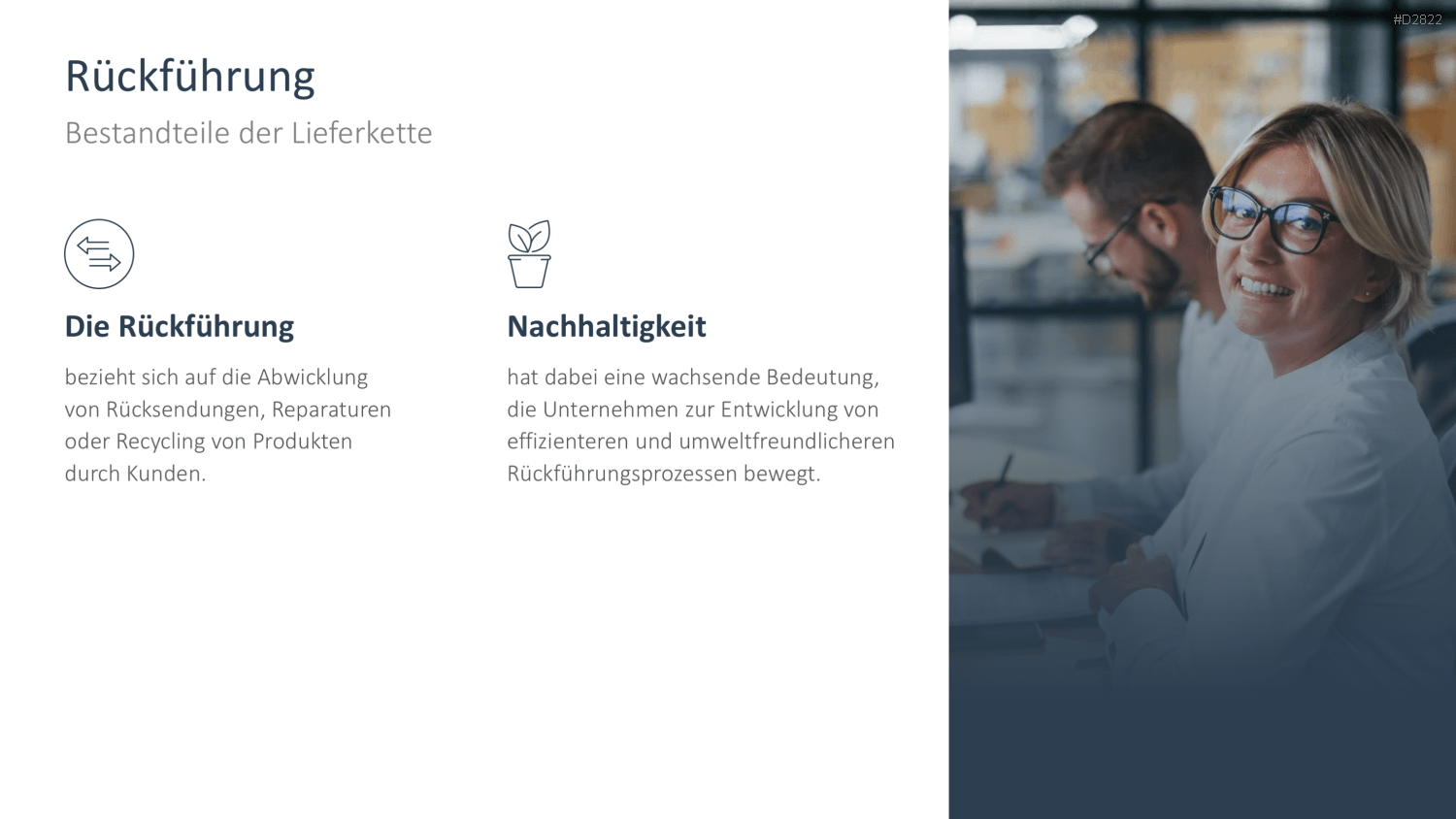Supply Chain Management PowerPoint-Vorlage