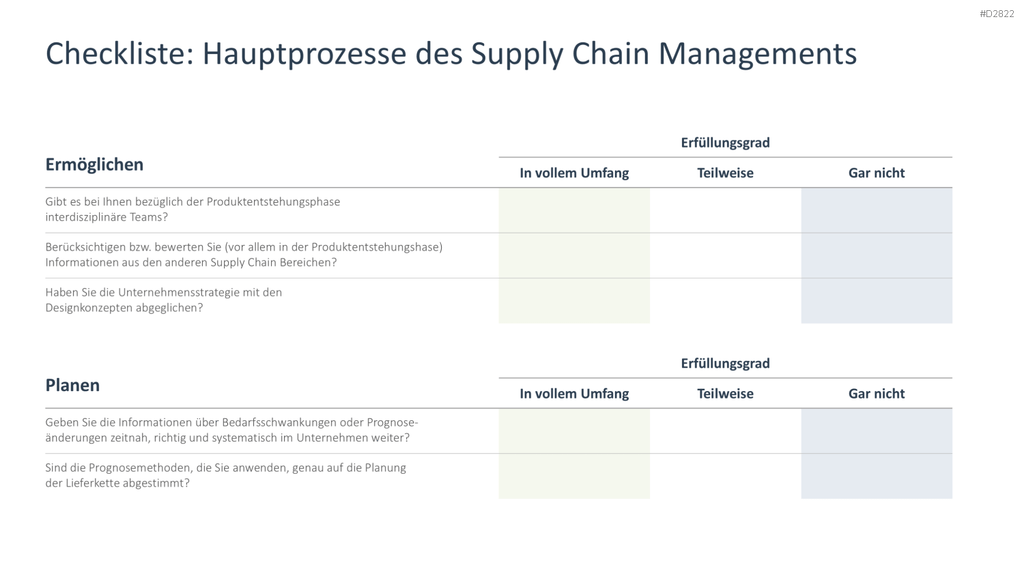 Supply Chain Management PowerPoint-Vorlage