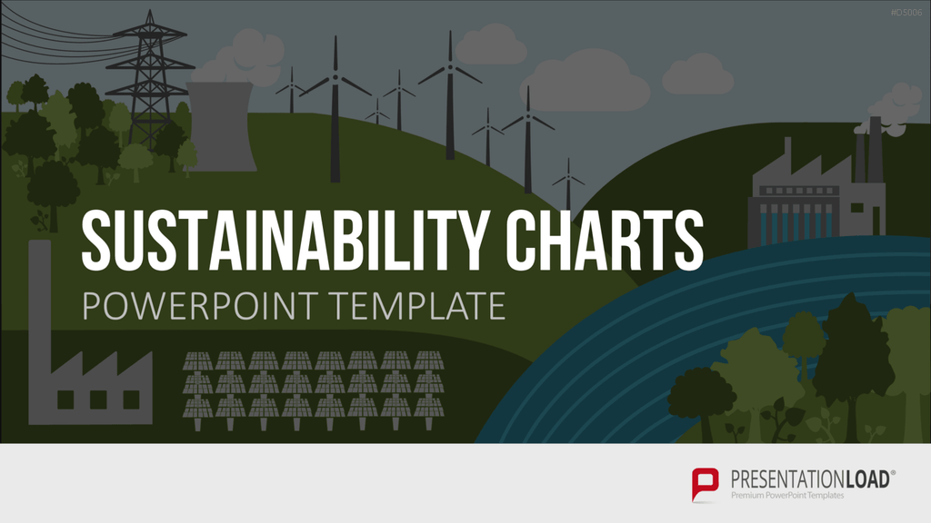 Sustainability Charts PowerPoint-Vorlage