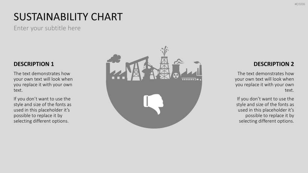 Sustainability Charts PowerPoint-Vorlage