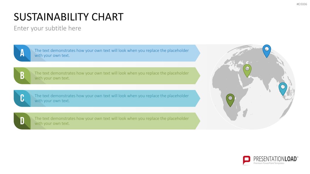 Sustainability Charts PowerPoint-Vorlage