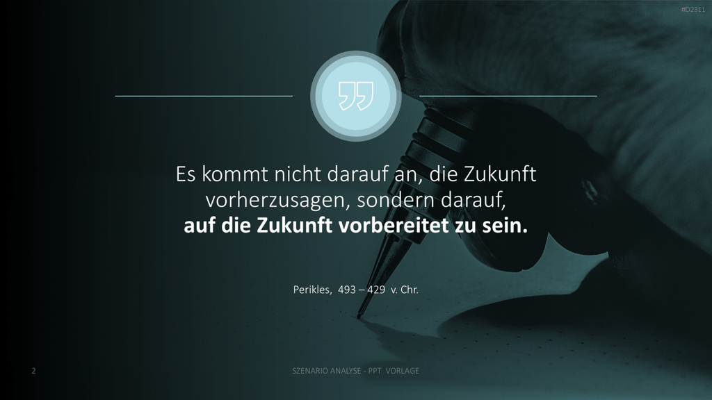 Szenario-Analyse PowerPoint-Vorlage