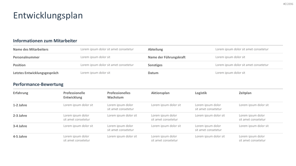 Talentmanagement PowerPoint-Vorlage