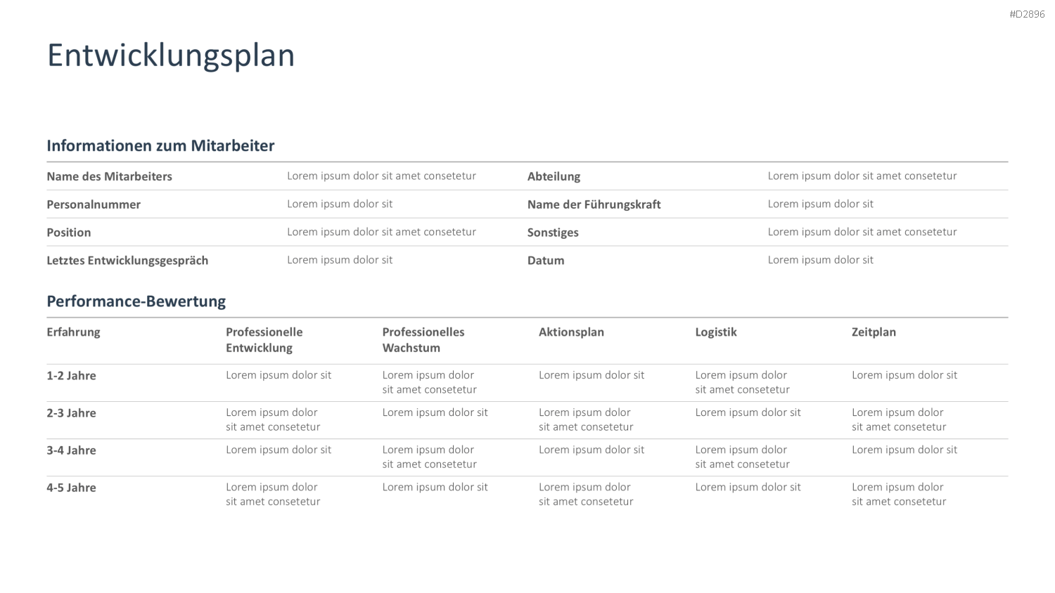 Talentmanagement PowerPoint-Vorlage