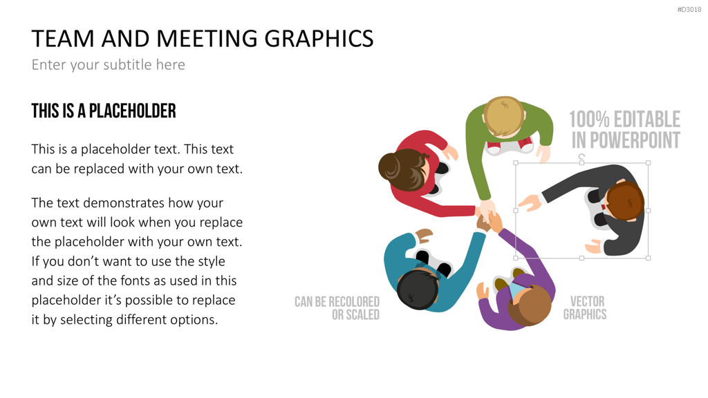 Team and Meeting Graphics PowerPoint-Vorlage