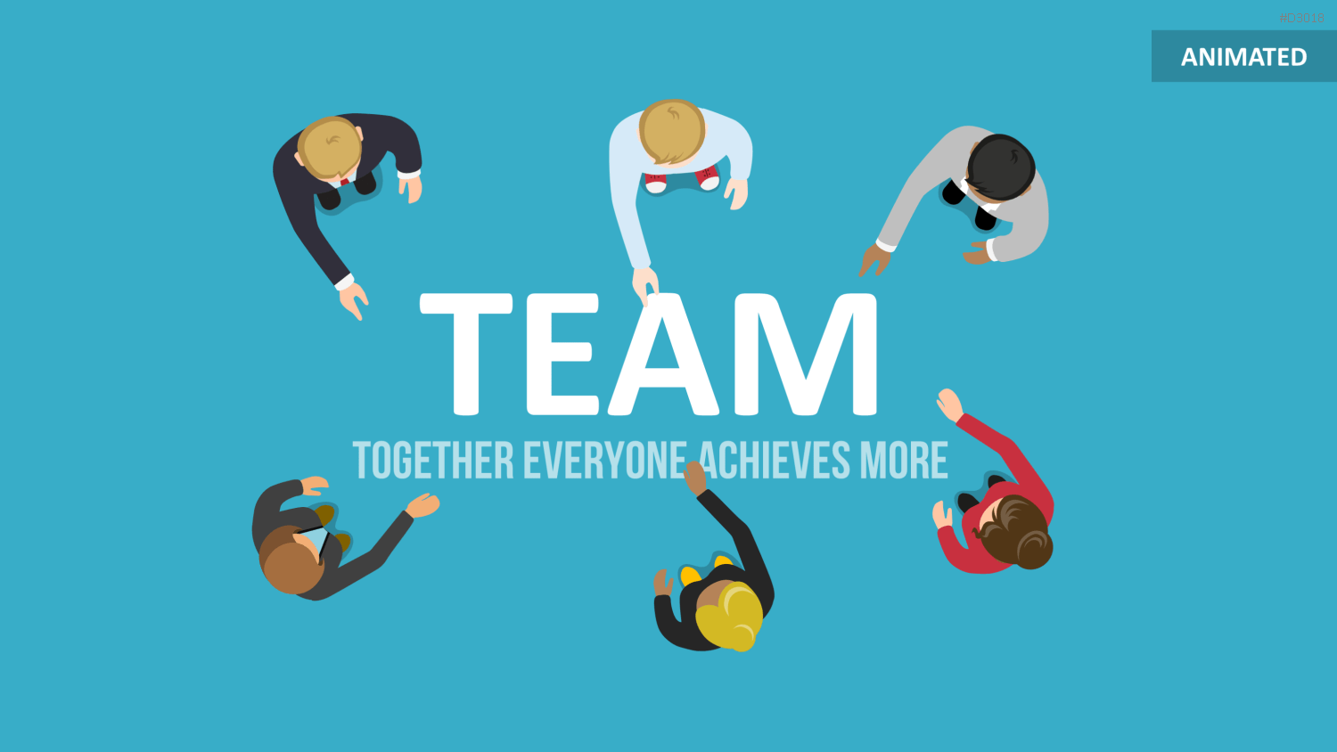 Team and Meeting Graphics PowerPoint-Vorlage