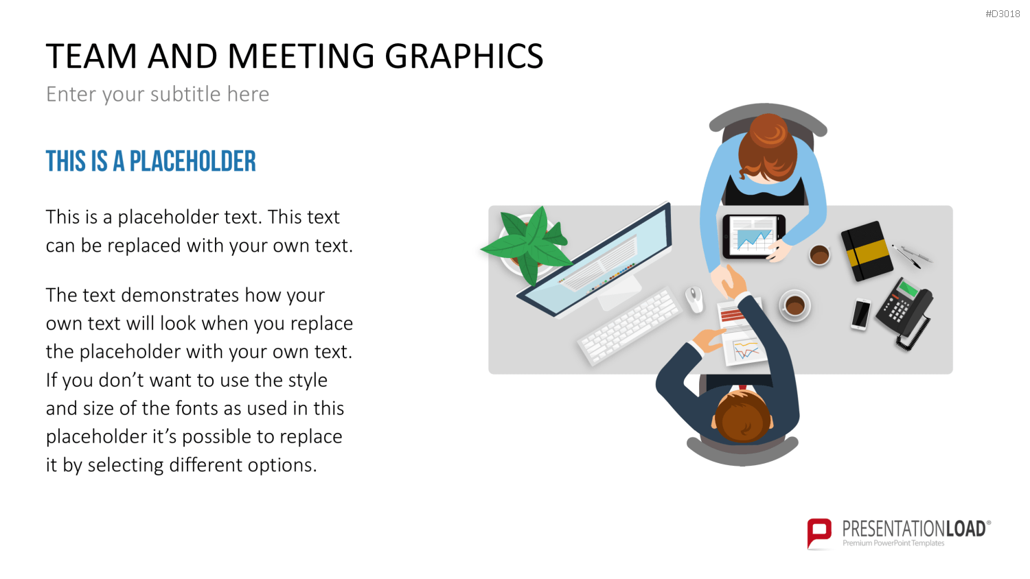 Team and Meeting Graphics PowerPoint-Vorlage