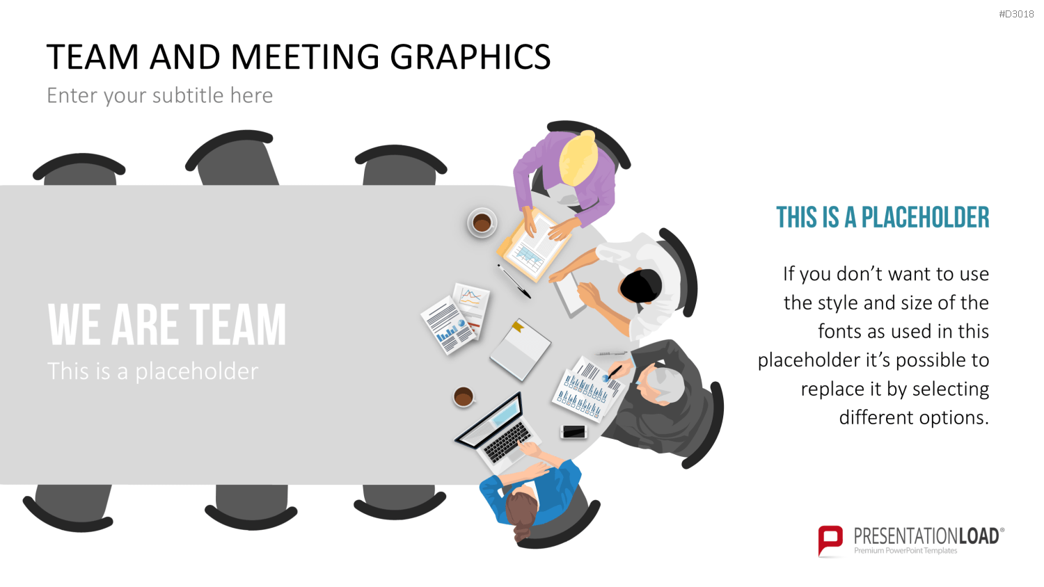 Team and Meeting Graphics PowerPoint-Vorlage
