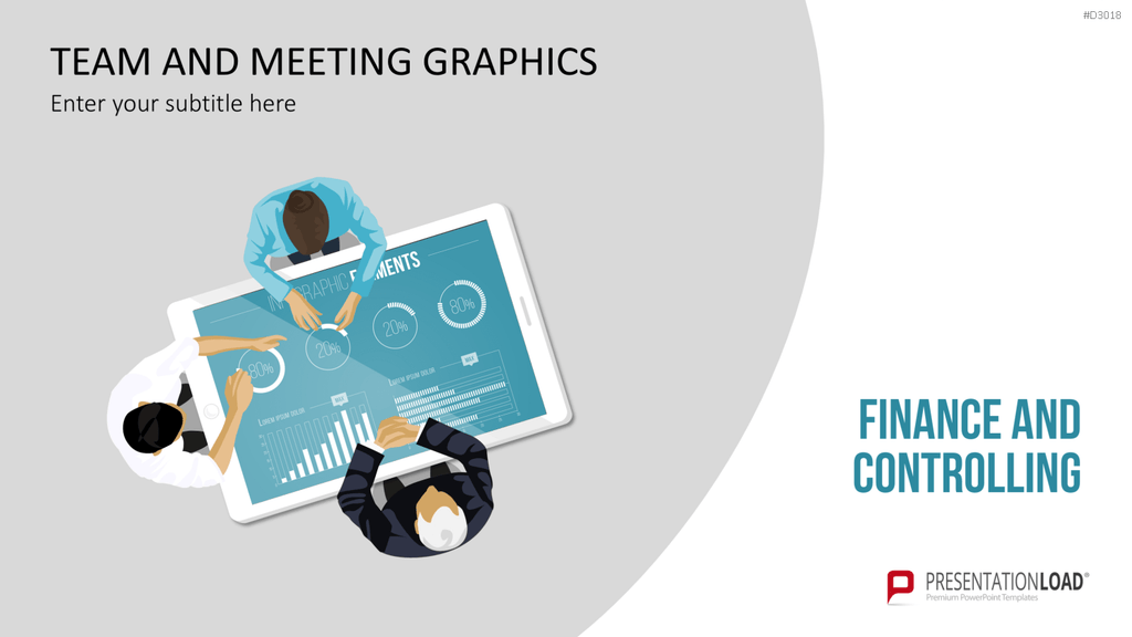 Team and Meeting Graphics PowerPoint-Vorlage