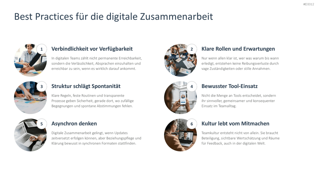 Sechs Tipps für digitale Zusammenarbeit