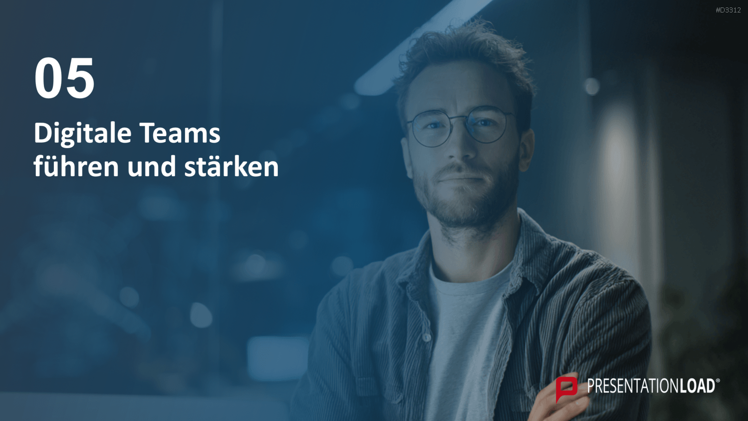 Businessmann, Präsentation, digitale Teams, Führung
