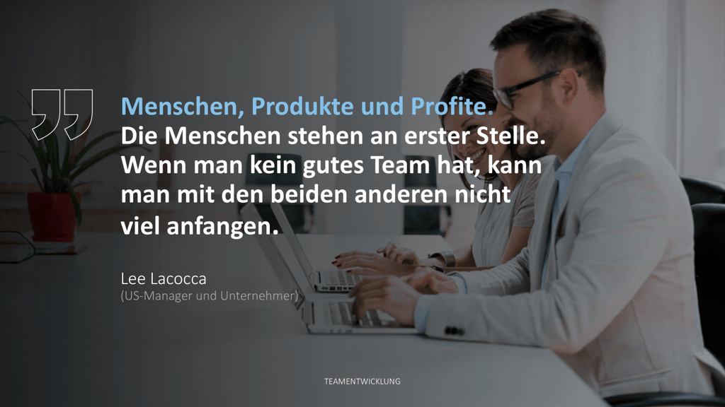 Teamentwicklung PowerPoint-Vorlage