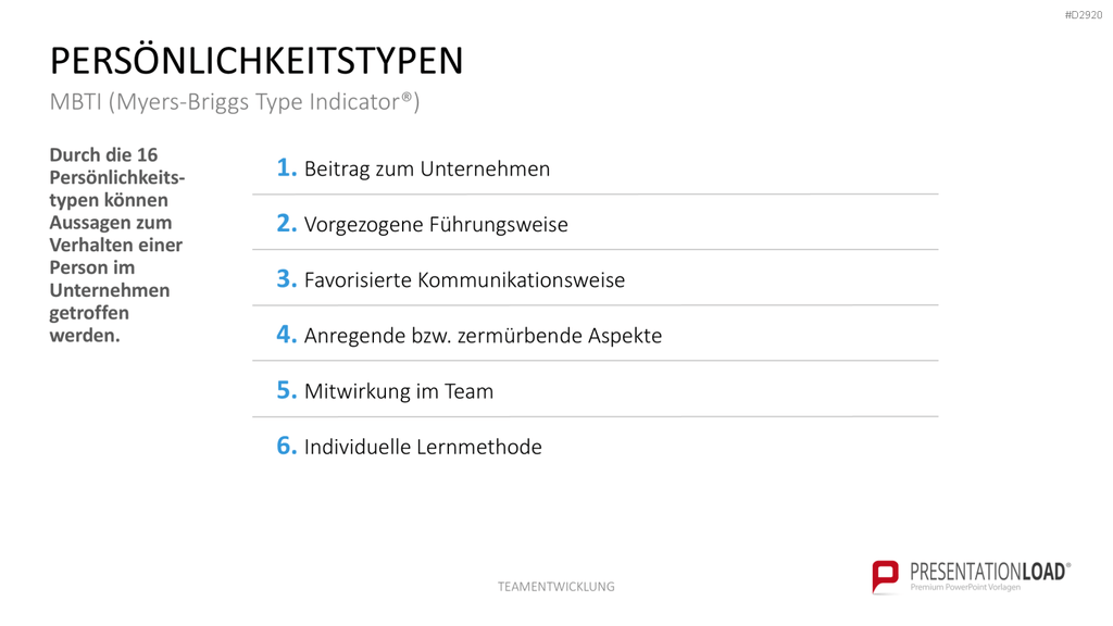 Teamentwicklung PowerPoint-Vorlage