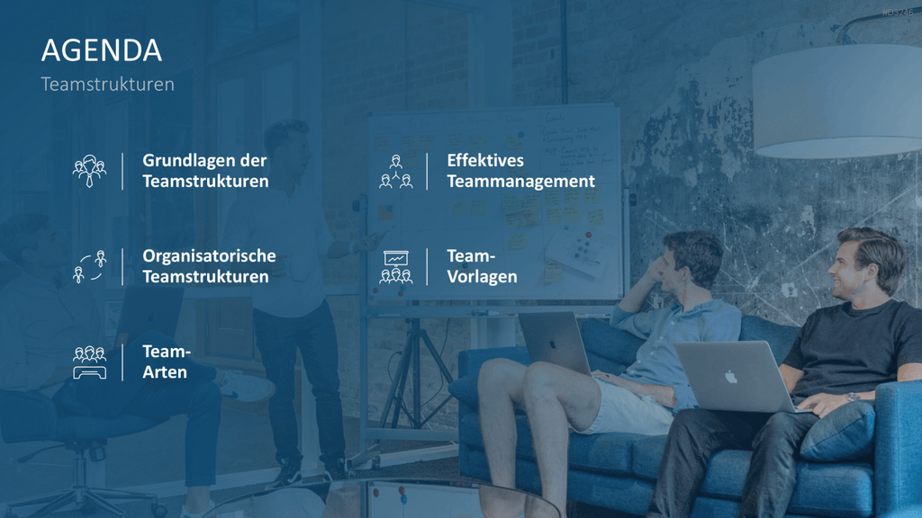 Teamstrukturen PowerPoint-Vorlage