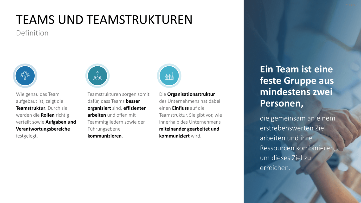 Teamstrukturen PowerPoint-Vorlage