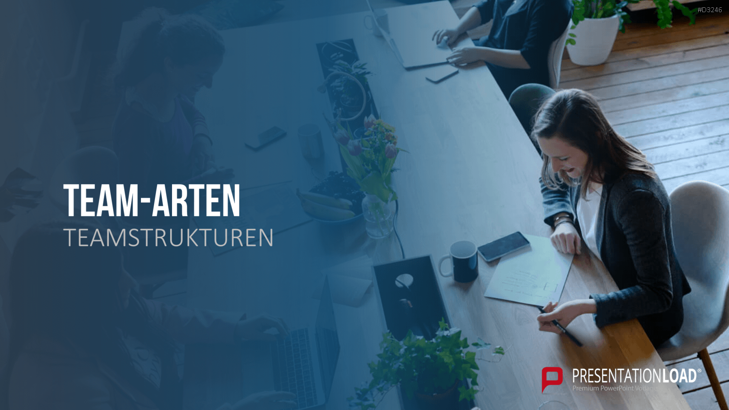 Teamstrukturen PowerPoint-Vorlage