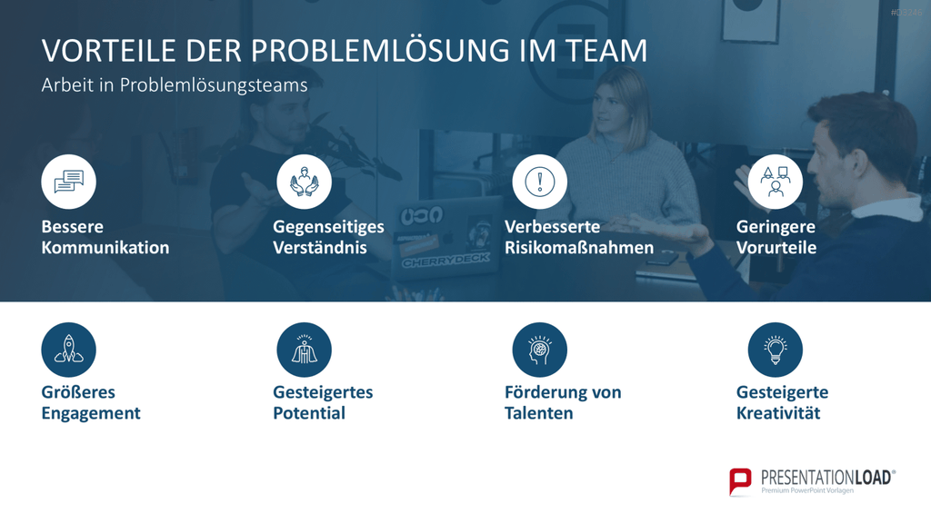 Teamstrukturen PowerPoint-Vorlage
