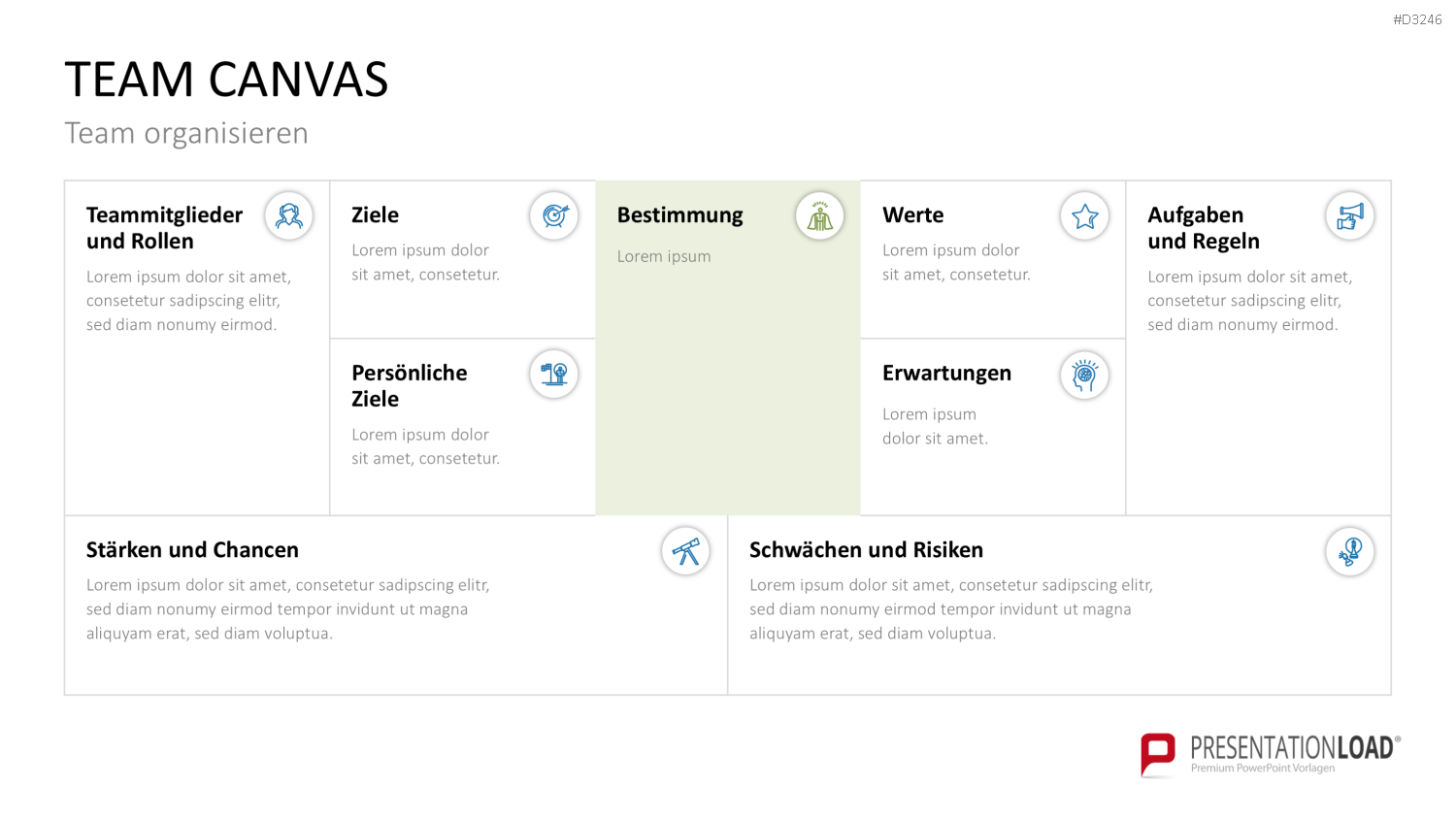Teamstrukturen PowerPoint-Vorlage