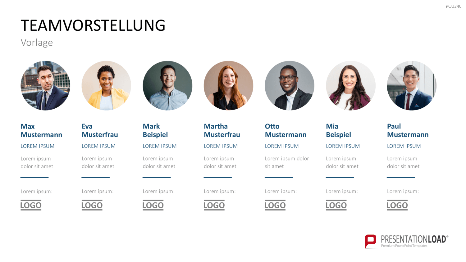 Teamstrukturen PowerPoint-Vorlage