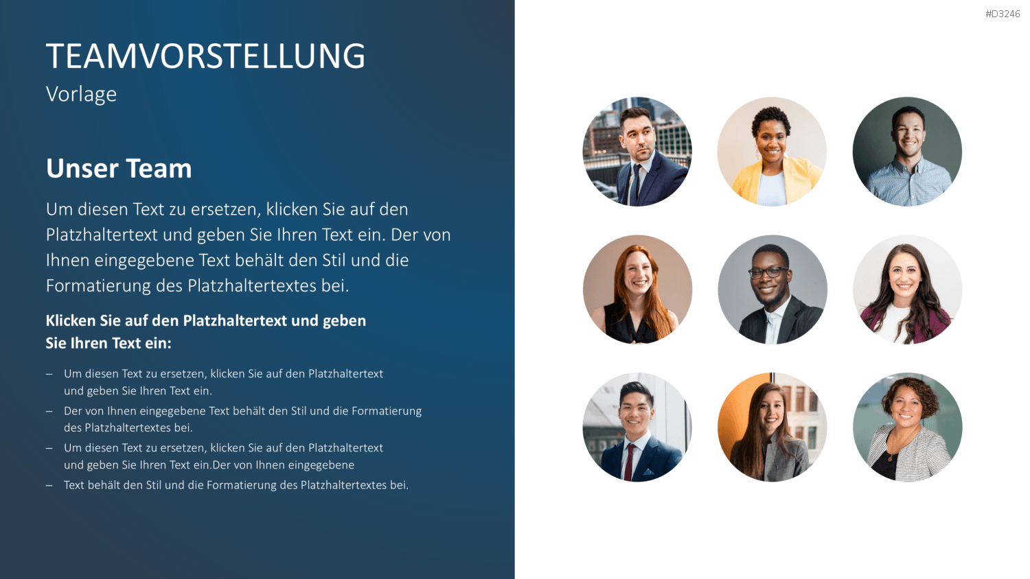 Teamstrukturen PowerPoint-Vorlage