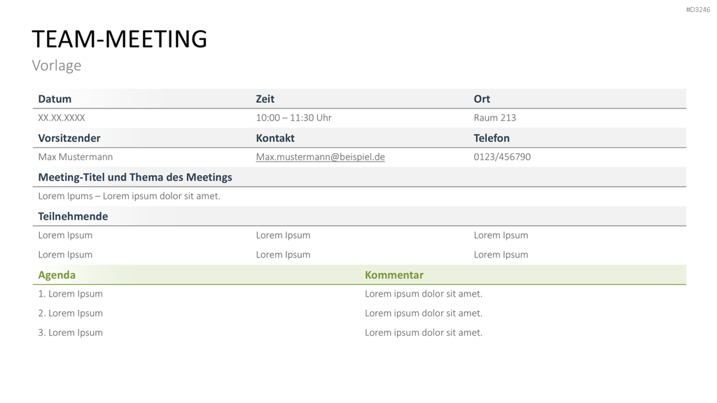 Teamstrukturen PowerPoint-Vorlage