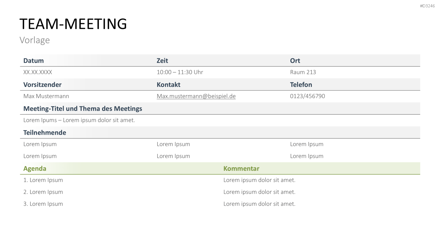 Teamstrukturen PowerPoint-Vorlage