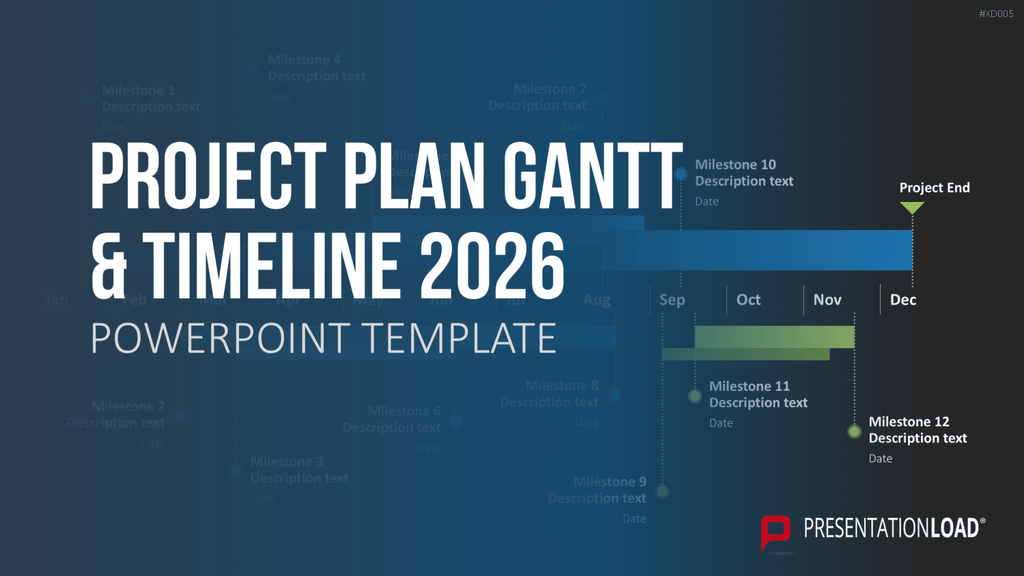 Zeitstrahl-Vorlagen-Paket (Timeline-Bundle) PowerPoint-Vorlage