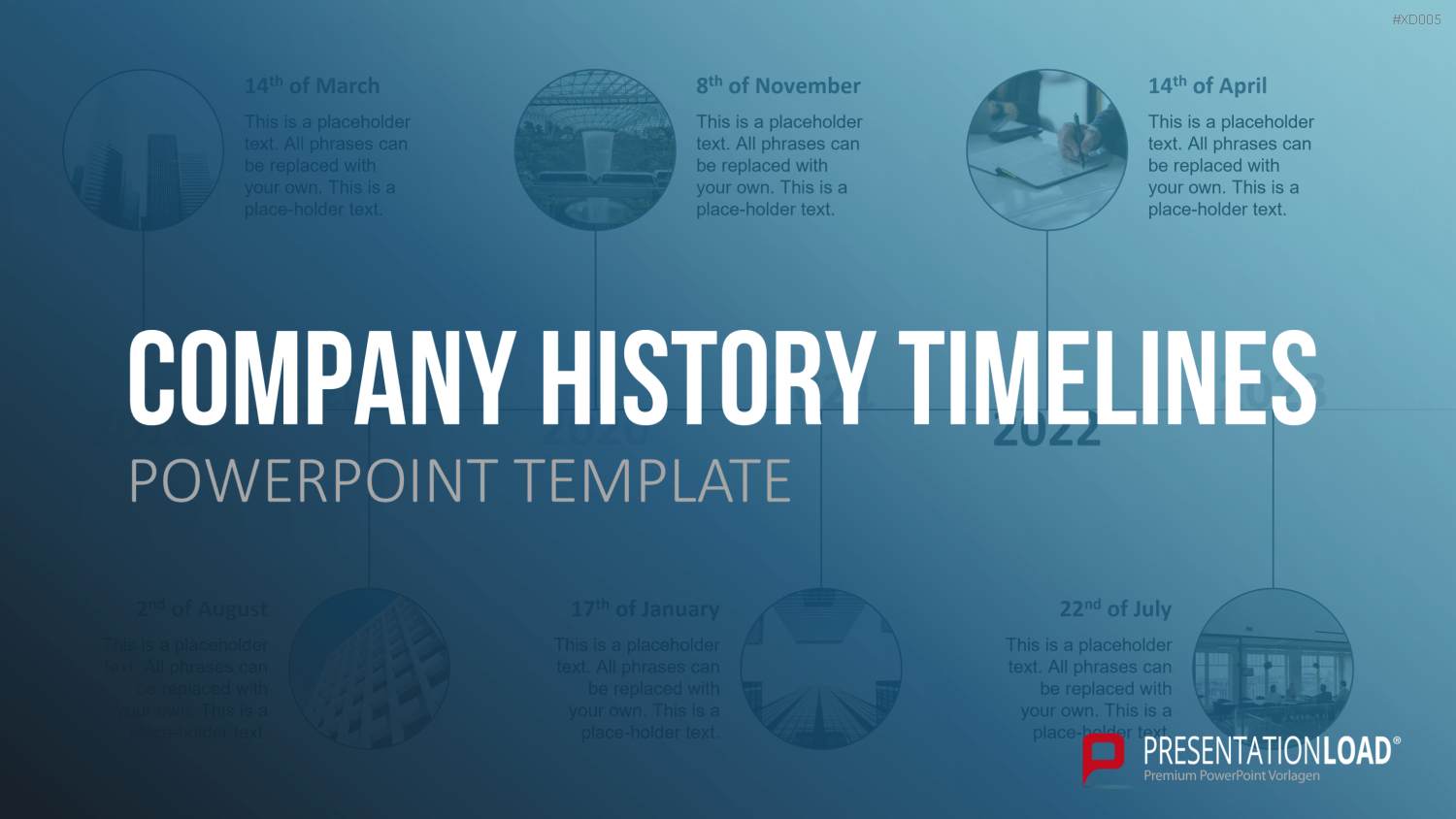 Zeitstrahl-Vorlagen-Paket (Timeline-Bundle) PowerPoint-Vorlage