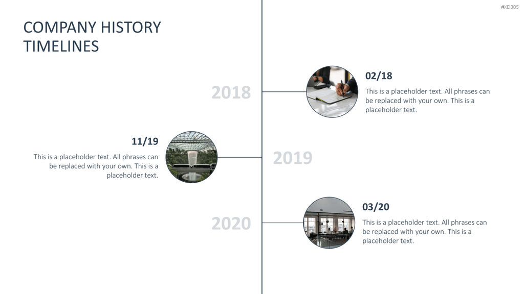 Zeitstrahl-Vorlagen-Paket (Timeline-Bundle) PowerPoint-Vorlage