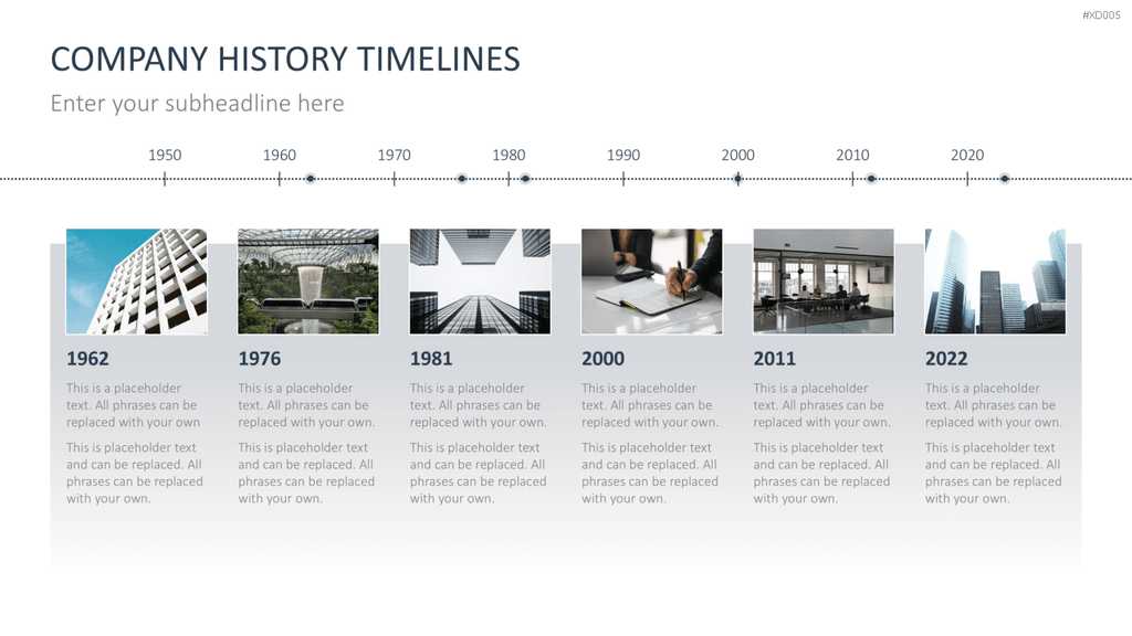 Zeitstrahl-Vorlagen-Paket (Timeline-Bundle) PowerPoint-Vorlage